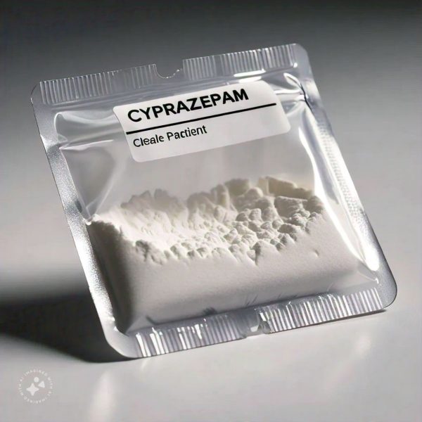 Buy Cyprazepam online - high-quality pure Cyprazepam powder for therapeutic use, offering effective relief and enhanced well-being. Shop now for reliable service and fast delivery.